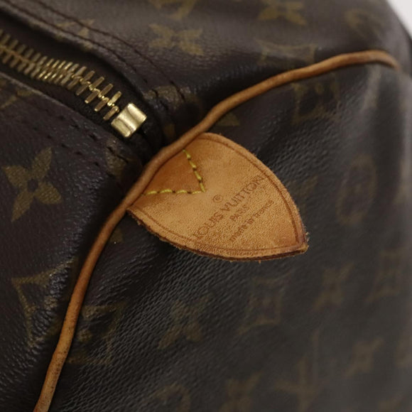 LOUIS VUITTON Monogram Keepall 55 Boston Bag M41424 LV Auth 123333
