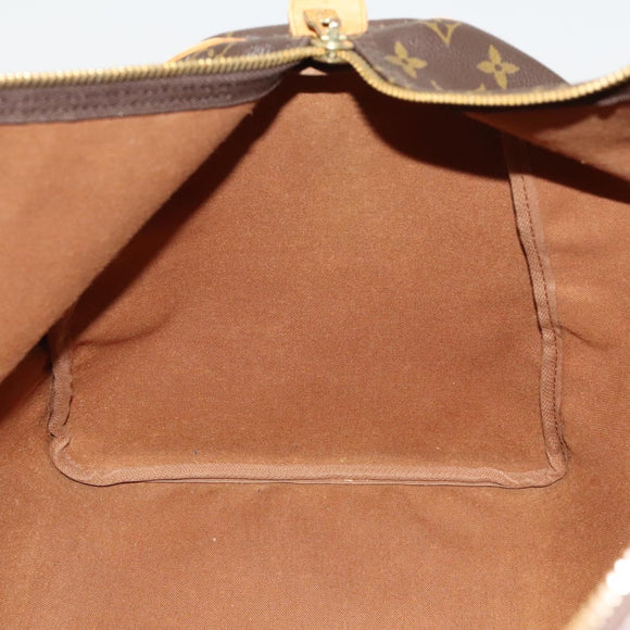 LOUIS VUITTON Monogram Keepall 55 Boston Bag M41424 LV Auth 123333