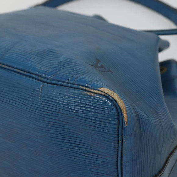 LOUIS VUITTON Epi Petit Noe Shoulder Bag Blue M44105 LV Auth 123335