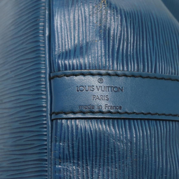 LOUIS VUITTON Epi Petit Noe Shoulder Bag Blue M44105 LV Auth 123335