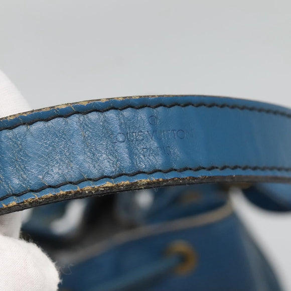 LOUIS VUITTON Epi Petit Noe Shoulder Bag Blue M44105 LV Auth 123335