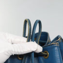 LOUIS VUITTON Epi Petit Noe Shoulder Bag Blue M44105 LV Auth 123335-10