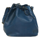 LOUIS VUITTON Epi Petit Noe Shoulder Bag Blue M44105 LV Auth 123335-1