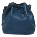 LOUIS VUITTON Epi Petit Noe Shoulder Bag Blue M44105 LV Auth 123335-13