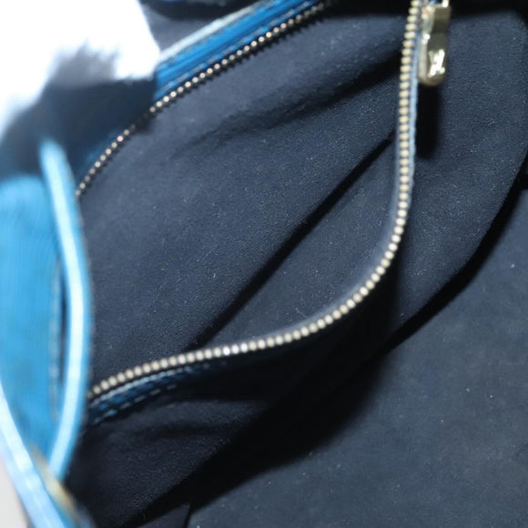 LOUIS VUITTON Epi Petit Noe Shoulder Bag Blue M44105 LV Auth 123335