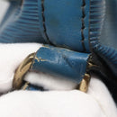 LOUIS VUITTON Epi Petit Noe Shoulder Bag Blue M44105 LV Auth 123335-12