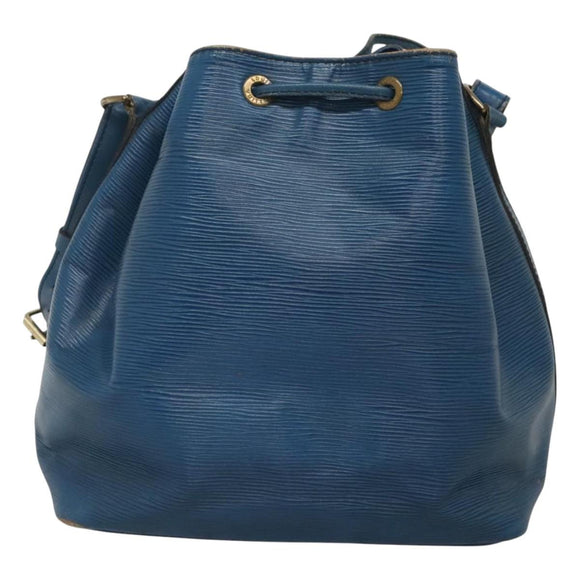 LOUIS VUITTON Epi Petit Noe Shoulder Bag Blue M44105 LV Auth 123335