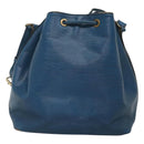 LOUIS VUITTON Epi Petit Noe Shoulder Bag Blue M44105 LV Auth 123335-2