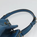 LOUIS VUITTON Epi Petit Noe Shoulder Bag Blue M44105 LV Auth 123335-14