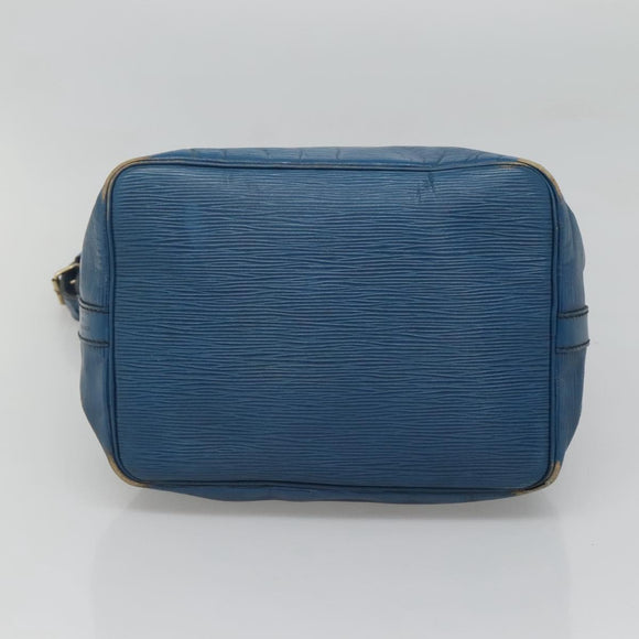 LOUIS VUITTON Epi Petit Noe Shoulder Bag Blue M44105 LV Auth 123335