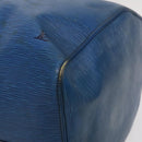 LOUIS VUITTON Epi Keepall 60 Boston Bag Blue M42945 LV Auth 123336-10