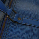 LOUIS VUITTON Epi Keepall 60 Boston Bag Blue M42945 LV Auth 123336-15