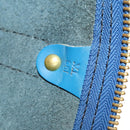 LOUIS VUITTON Epi Keepall 60 Boston Bag Blue M42945 LV Auth 123336-22