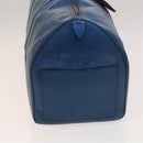 LOUIS VUITTON Epi Keepall 60 Boston Bag Blue M42945 LV Auth 123336-5