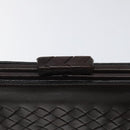 BOTTEGA VENETA INTRECCIATO Hand Bag Leather Brown Gold Auth 123359-9