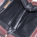 BOTTEGA VENETA INTRECCIATO Hand Bag Leather Brown Gold Auth 123359A-11
