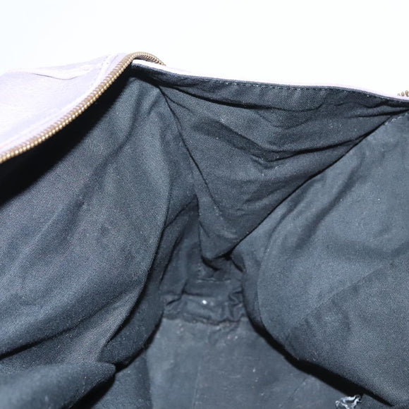 BALENCIAGA Classic Polly Hand Bag Leather 2way Purple 285345 Auth 123361