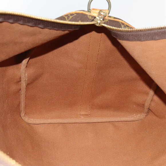 LOUIS VUITTON Monogram Keepall Bandouliere 55 Boston Bag M41414 LV Auth 123367