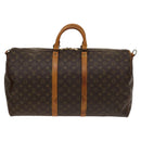 LOUIS VUITTON Monogram Keepall Bandouliere 55 Boston Bag M41414 LV Auth 123367-13