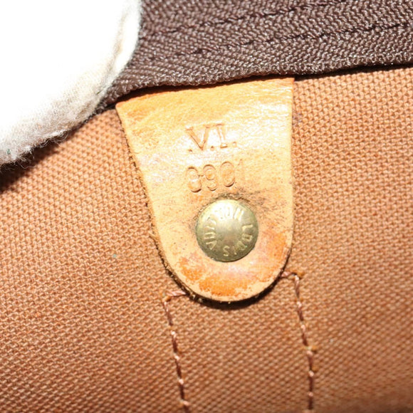 LOUIS VUITTON Monogram Keepall Bandouliere 55 Boston Bag M41414 LV Auth 123367