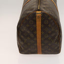 LOUIS VUITTON Monogram Keepall Bandouliere 55 Boston Bag M41414 LV Auth 123367-3