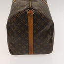 LOUIS VUITTON Monogram Keepall Bandouliere 55 Boston Bag M41414 LV Auth 123367-4