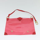 LOUIS VUITTON Epi Plage Via Hand Bag Vinyl Red Grenadine M92152 LV Auth 123372-20