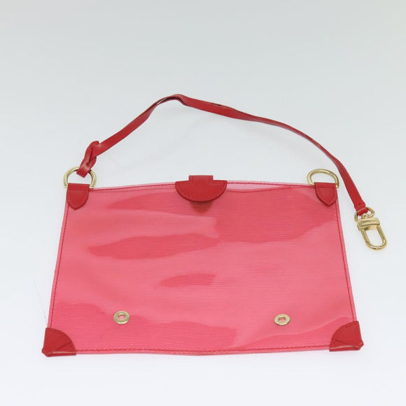 LOUIS VUITTON Epi Plage Via Hand Bag Vinyl Red Grenadine M92152 LV Auth 123372