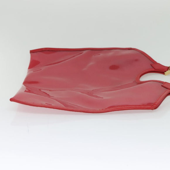 LOUIS VUITTON Epi Plage Via Hand Bag Vinyl Red Grenadine M92152 LV Auth 123372