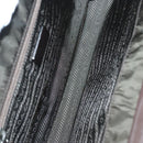 PRADA Shoulder Bag Nylon Khaki Silver Auth 123373-11