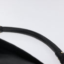 Salvatore Ferragamo Shoulder Bag Leather Black Silver Auth 123376-14