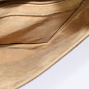 GUCCI GG Supreme Shoulder Bag PVC Beige Gold Auth 123381-20