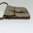 GUCCI GG Supreme Shoulder Bag PVC Beige Gold Auth 123381-3