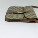 GUCCI GG Supreme Shoulder Bag PVC Beige Gold Auth 123381-4