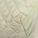 CHANEL Cococoon Hand Bag Nylon Gray Silver CC Auth 123385-15