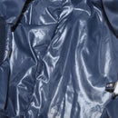 CHANEL Cococoon Hand Bag Nylon Gray Silver CC Auth 123385-10