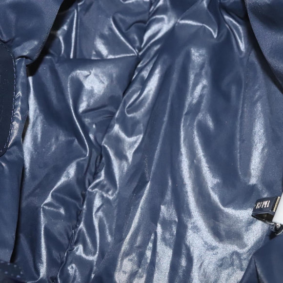 CHANEL Cococoon Hand Bag Nylon Gray Silver CC Auth 123385