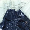 CHANEL Cococoon Hand Bag Nylon Gray Silver CC Auth 123385-22