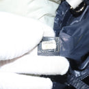 CHANEL Cococoon Hand Bag Nylon Gray Silver CC Auth 123385-11