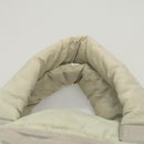 CHANEL Cococoon Hand Bag Nylon Gray Silver CC Auth 123385-8