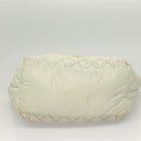 CHANEL Cococoon Hand Bag Nylon Gray Silver CC Auth 123385-5