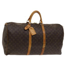 LOUIS VUITTON Monogram Keepall 60 Boston Bag M41422 LV Auth 123386-1