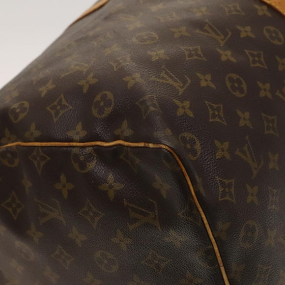 LOUIS VUITTON Monogram Keepall 60 Boston Bag M41422 LV Auth 123386