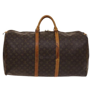 LOUIS VUITTON Monogram Keepall 60 Boston Bag M41422 LV Auth 123386 - 0