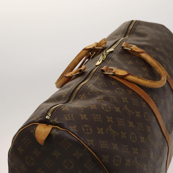 LOUIS VUITTON Monogram Keepall 60 Boston Bag M41422 LV Auth 123386