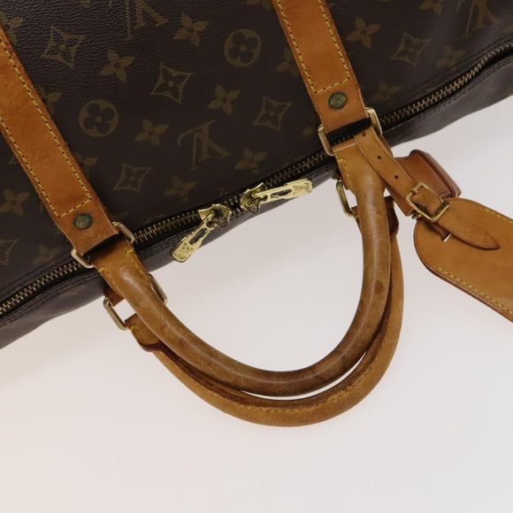 LOUIS VUITTON Monogram Keepall 60 Boston Bag M41422 LV Auth 123386