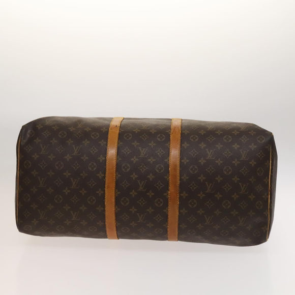 LOUIS VUITTON Monogram Keepall 60 Boston Bag M41422 LV Auth 123386