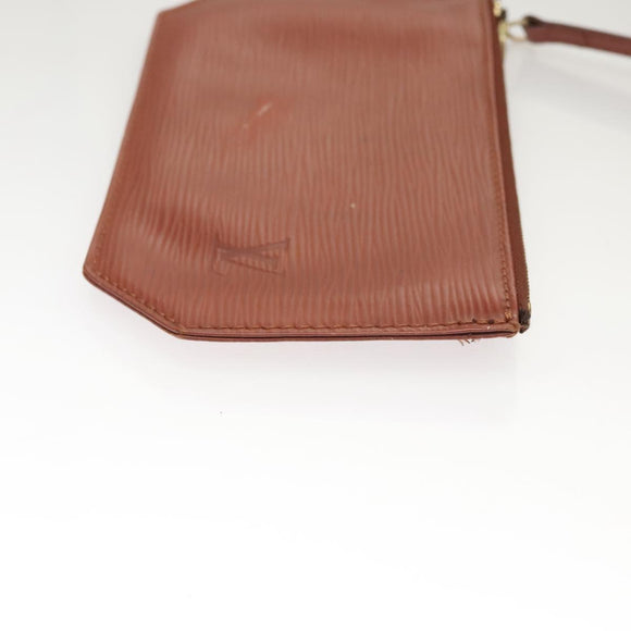 LOUIS VUITTON Epi Sac Depaule GM Shoulder Bag Brown M80193 LV Auth 123400