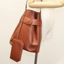 LOUIS VUITTON Epi Sac Depaule GM Shoulder Bag Brown M80193 LV Auth 123400-26