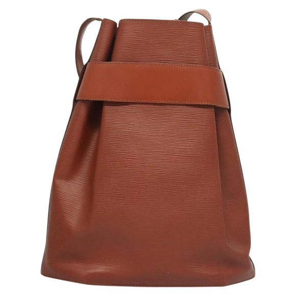 LOUIS VUITTON Epi Sac Depaule GM Shoulder Bag Brown M80193 LV Auth 123400